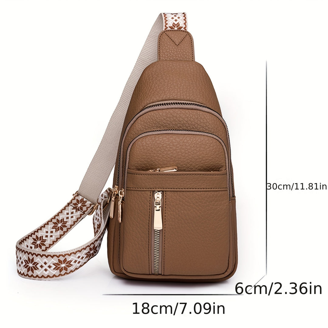 Edith - Stylish Sling Backpack with Bohemian Strap