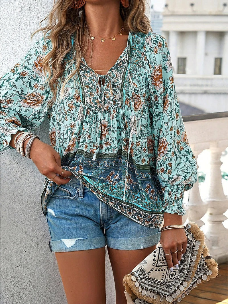 Remi - Summer Floral Top