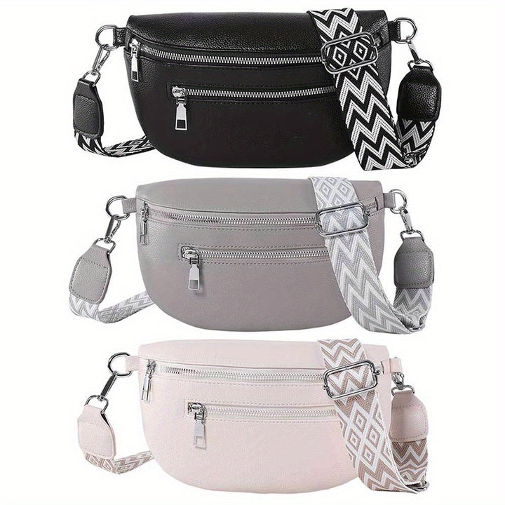 Calra - Trendy Crossbody Sling Bags with Geometric Strap