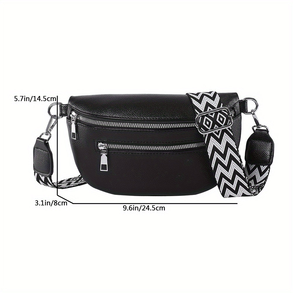 Calra - Trendy Crossbody Sling Bags with Geometric Strap