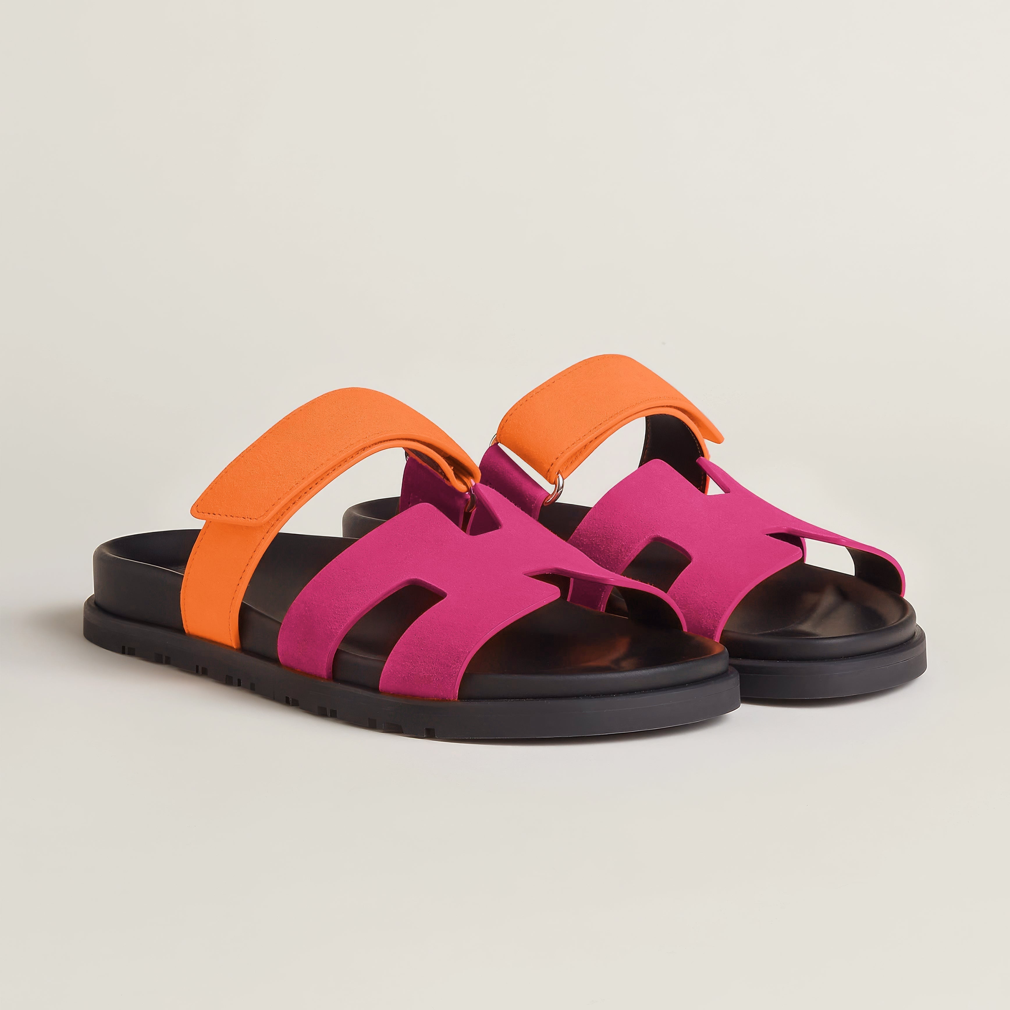 Scarlet | Comfortable Open Toe Slides with Adjustable Straps