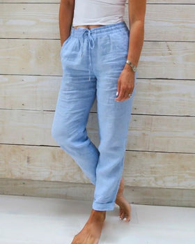 Scarlet | Women's Casual Drawstring Pants with Relaxed Fit