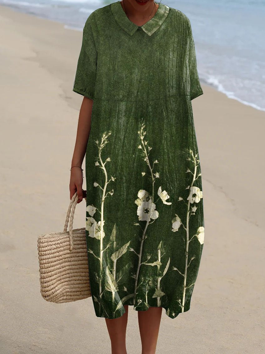 Scarlet | Women's Colorful Floral Printed Summer Dress