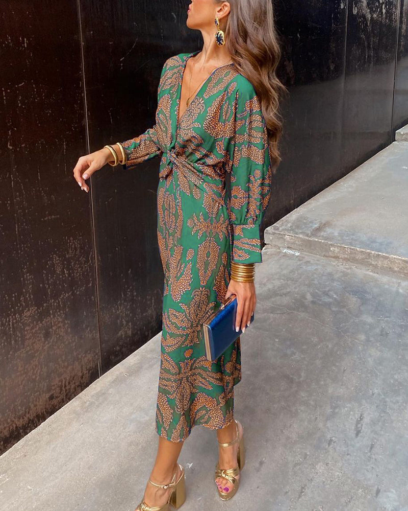 Poppy | Women’s printed wedding guest maxi dress