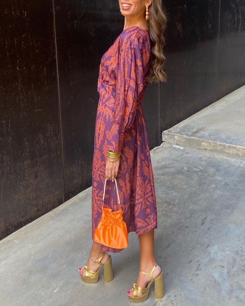 Poppy | Women’s printed wedding guest maxi dress