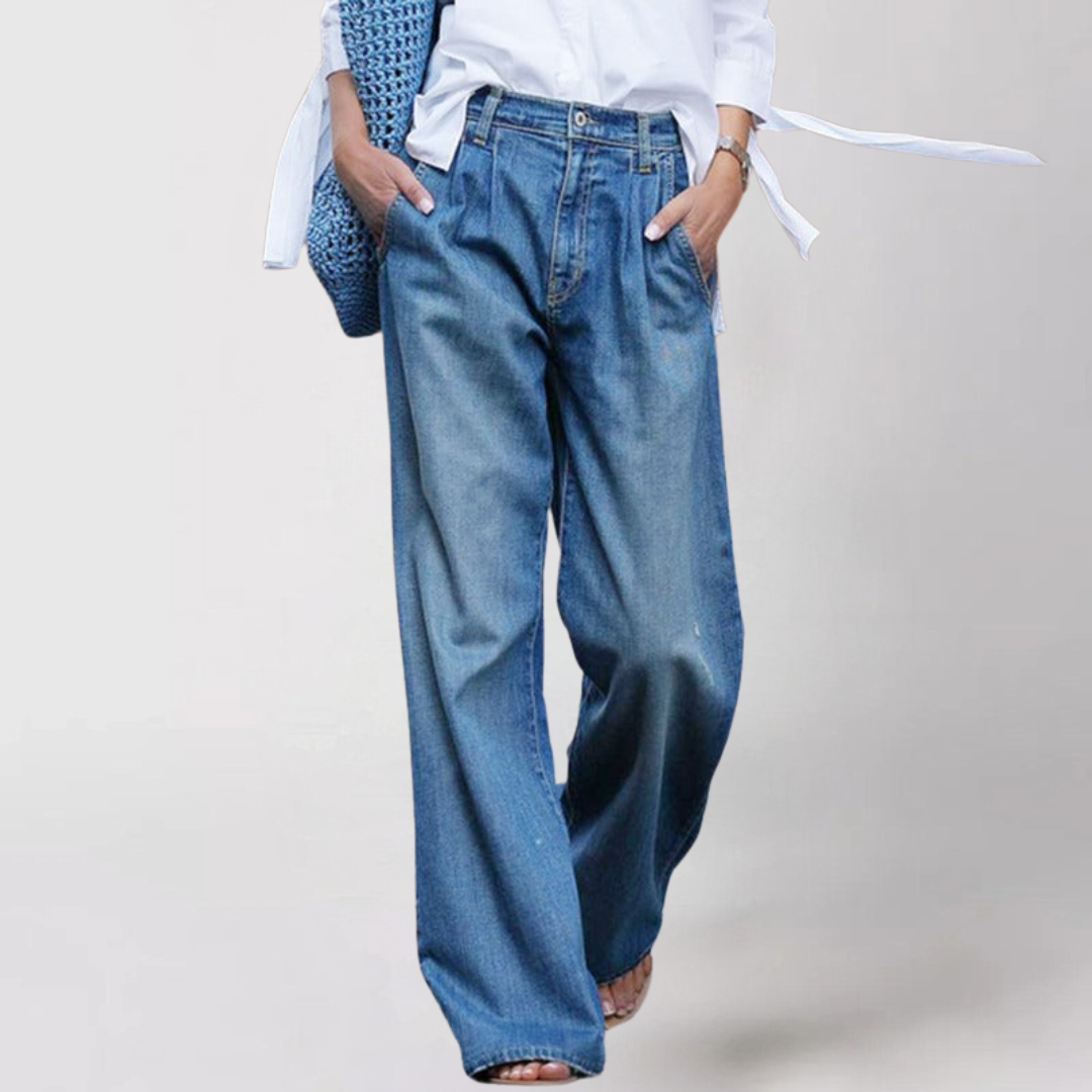 Scarlet | Women's Relaxed-Fit Wide-Leg Jeans
