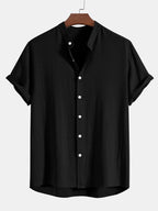 William | Men's Casual Summer Shirt and Drawstring Pants Set