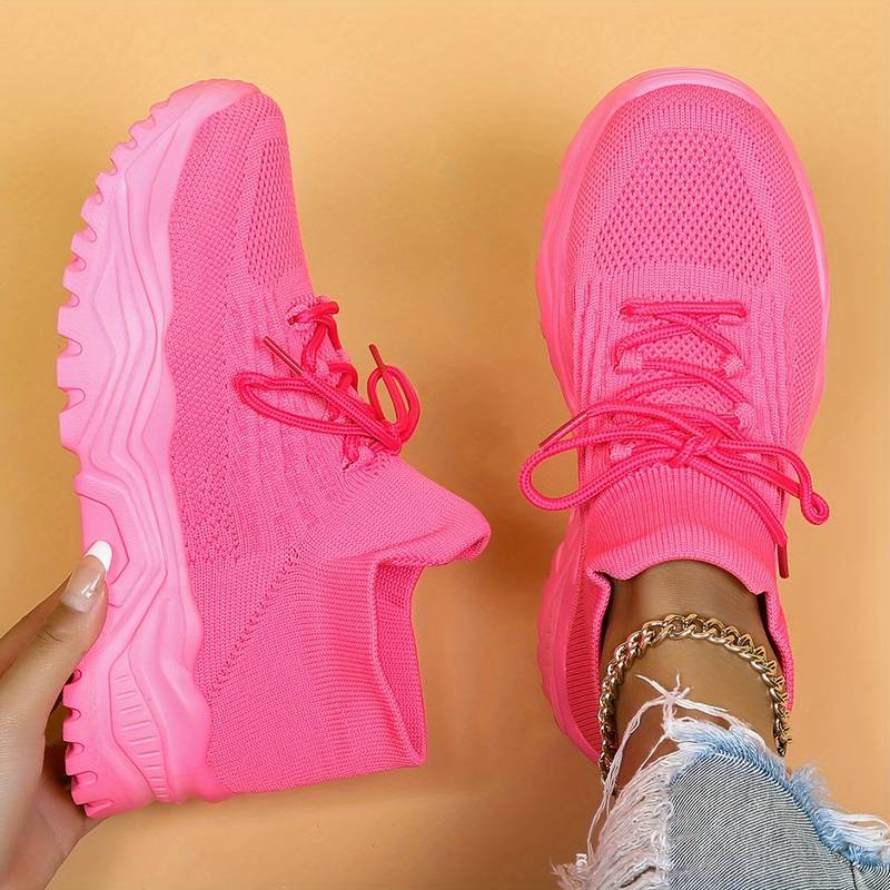 Scarlet | Comfortable Lace-Up Sneakers with Orthopedic Support