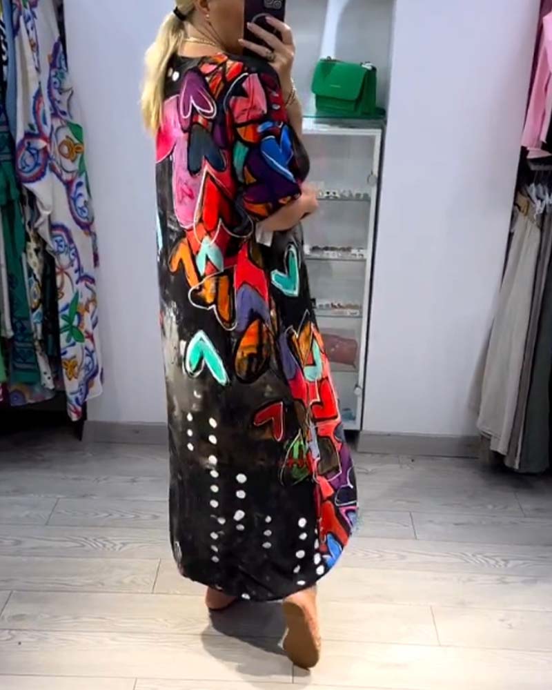 Amie - Heartburst Maxi Dress