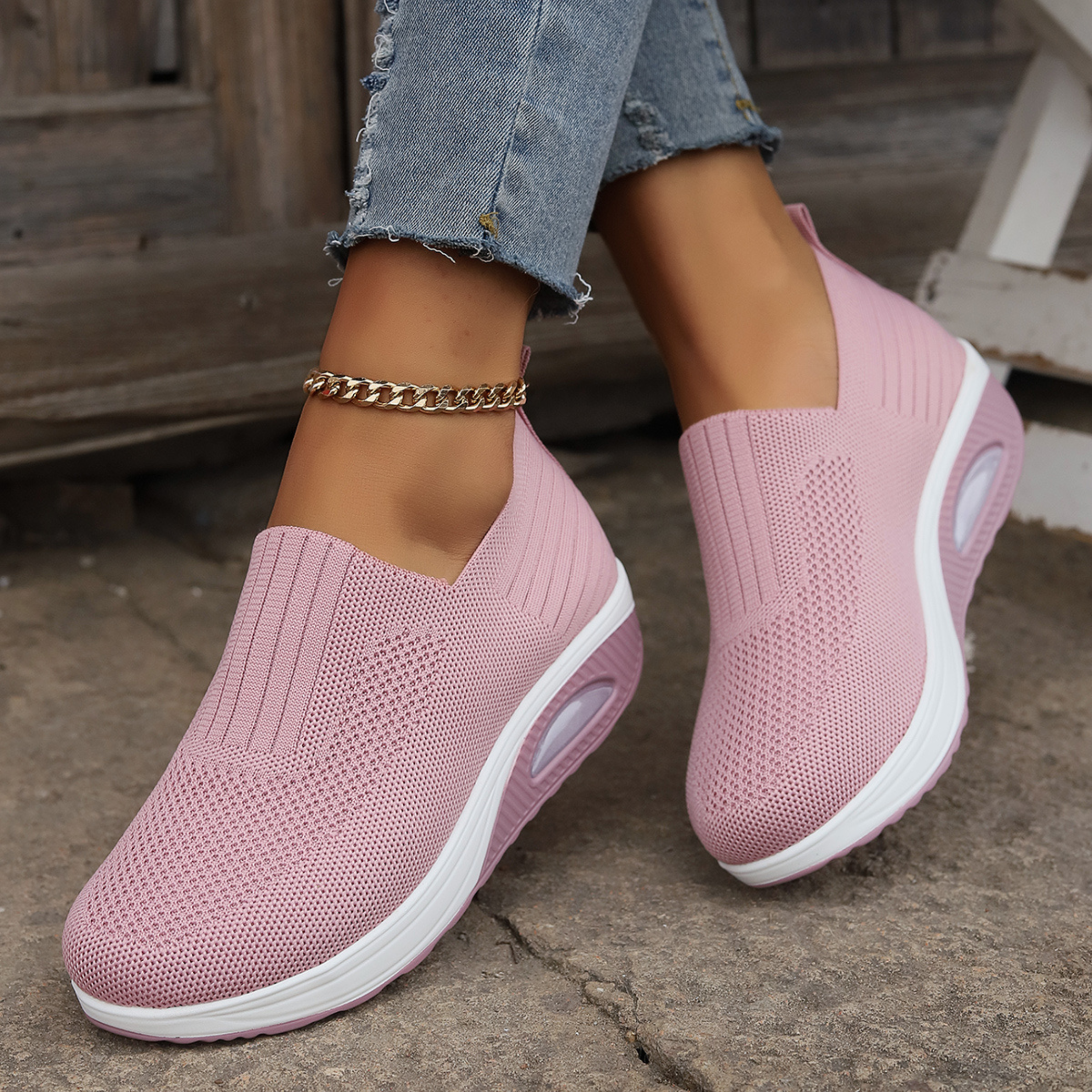 Scarlet | Women's Comfortable Orthopedic Slip-On Sneakers