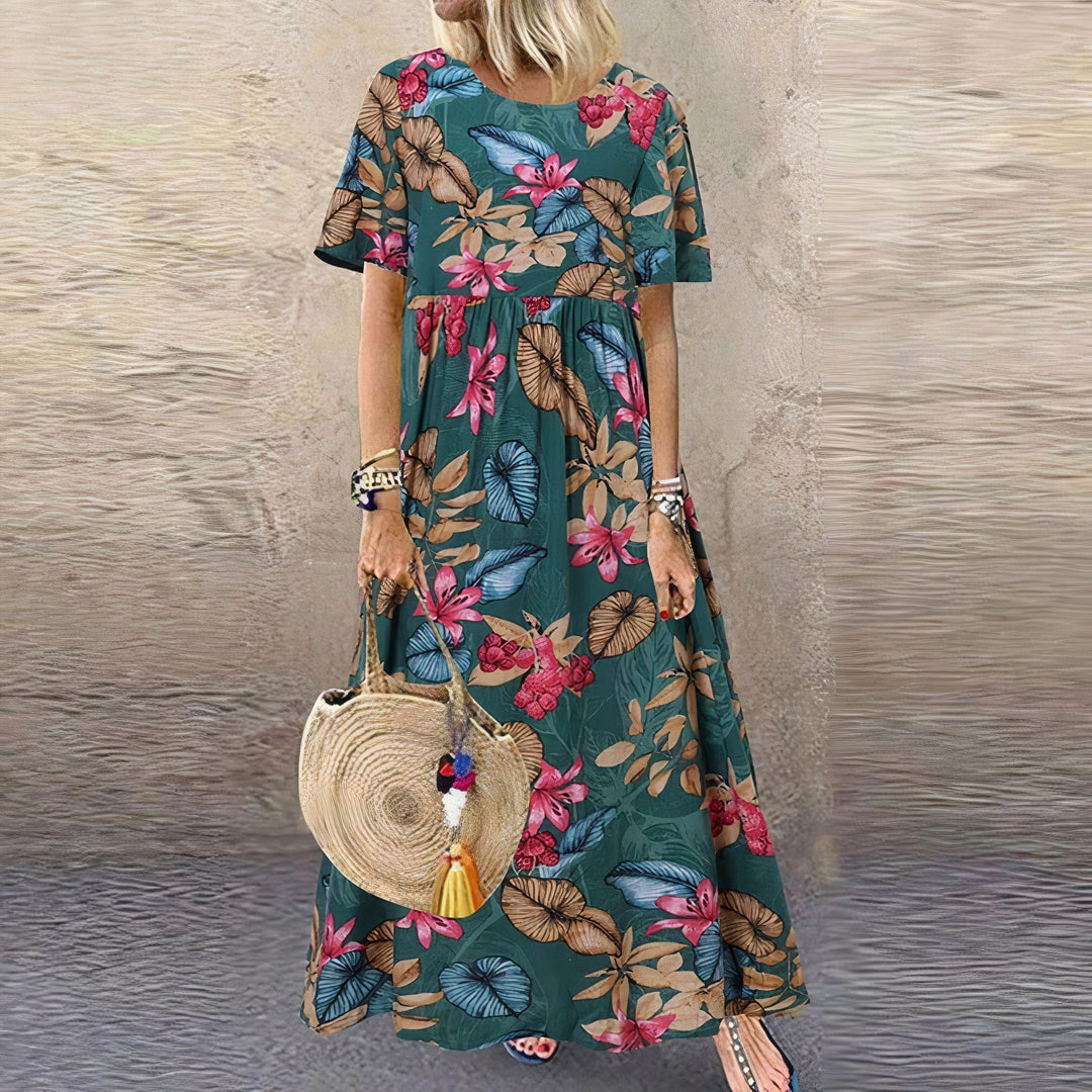 Tracy - Tropical Breeze Maxi Dress