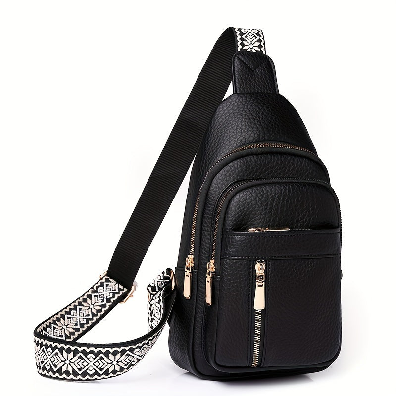 Edith - Stylish Sling Backpack with Bohemian Strap