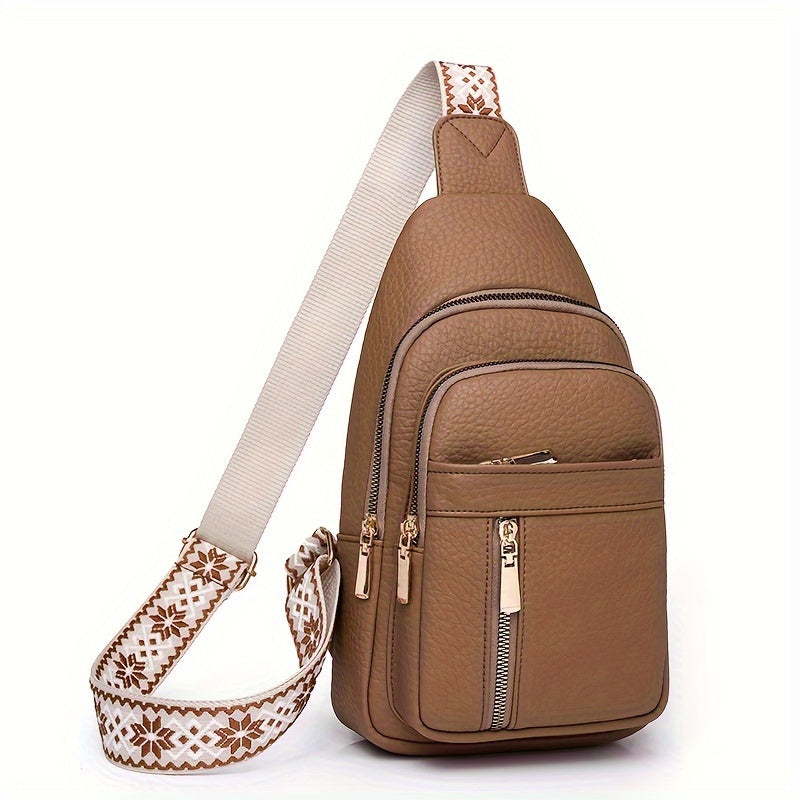 Edith - Stylish Sling Backpack with Bohemian Strap