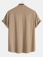 William | Men's Casual Summer Shirt and Drawstring Pants Set