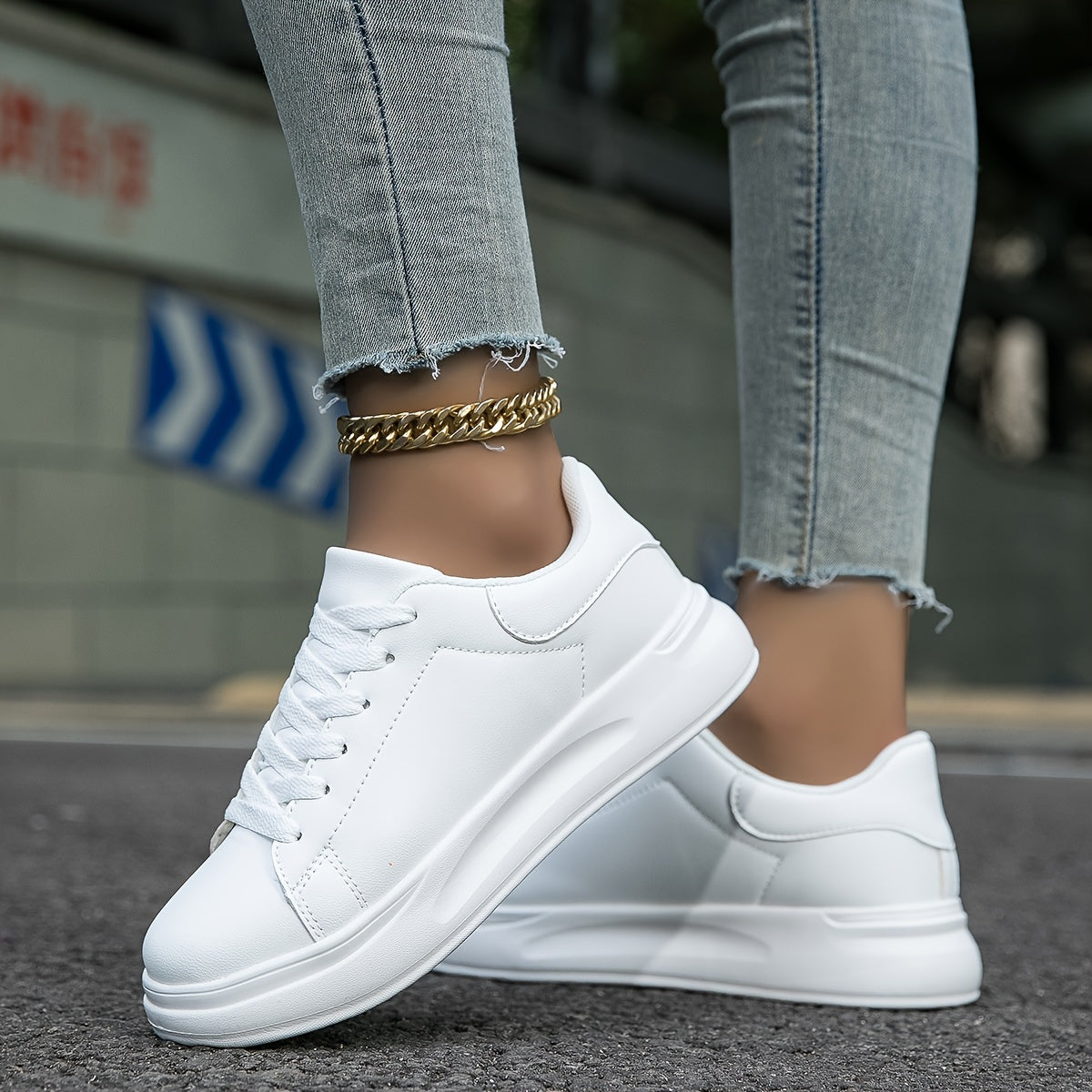 Scarlet | Women's Casual Lace-Up Sneakers with Comfortable Fit