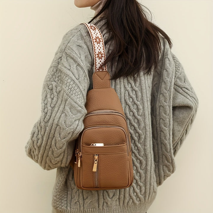 Edith - Stylish Sling Backpack with Bohemian Strap