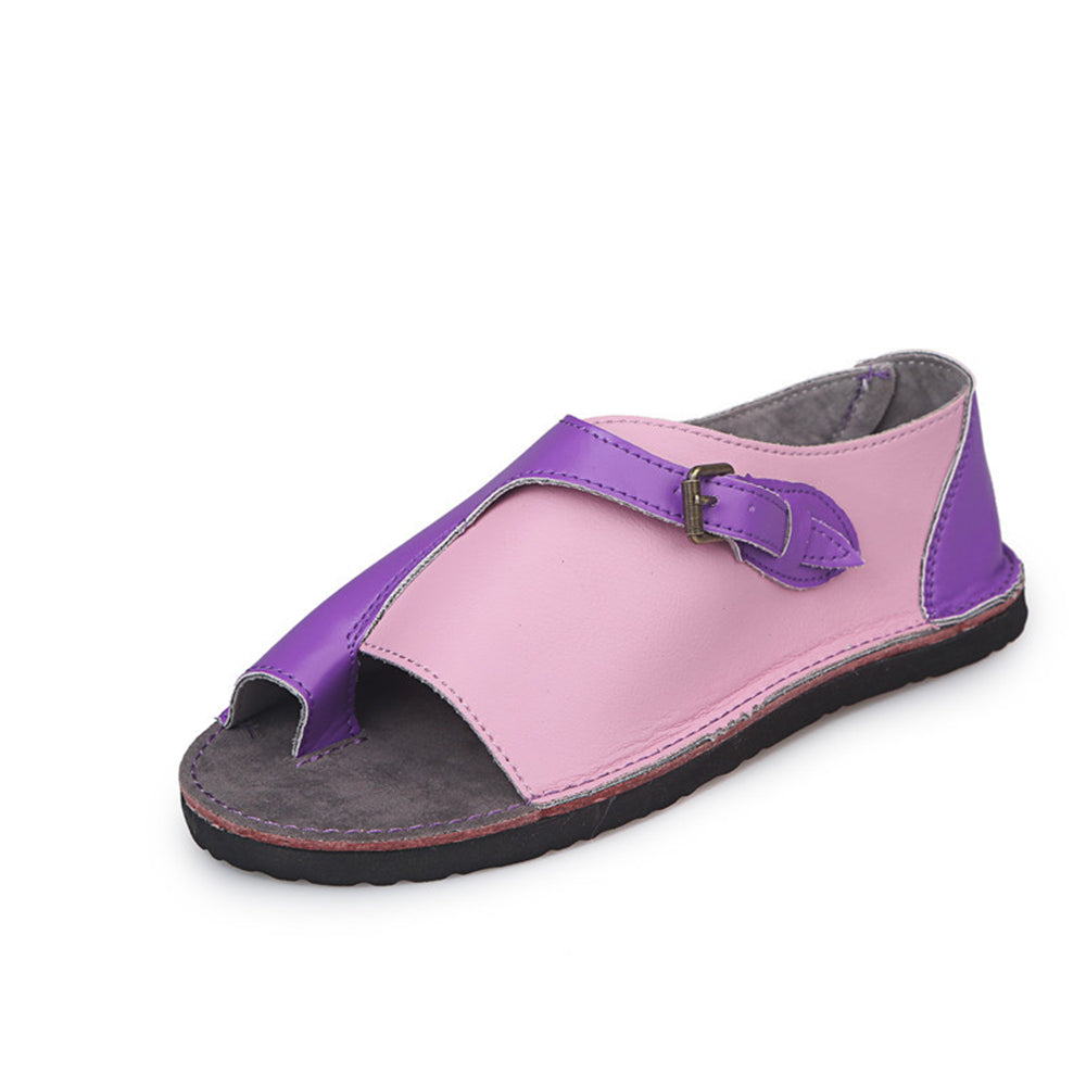 Nerida - Women Color Matching Strap Flat Sandals