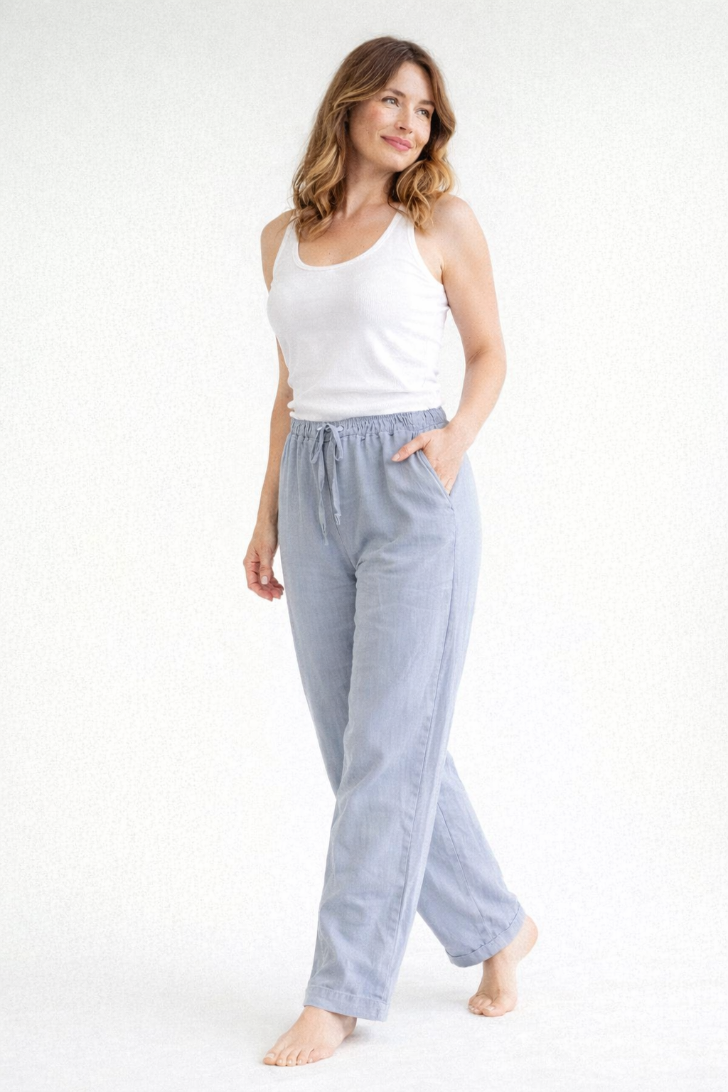 Scarlet | Women's Casual Drawstring Pants with Relaxed Fit