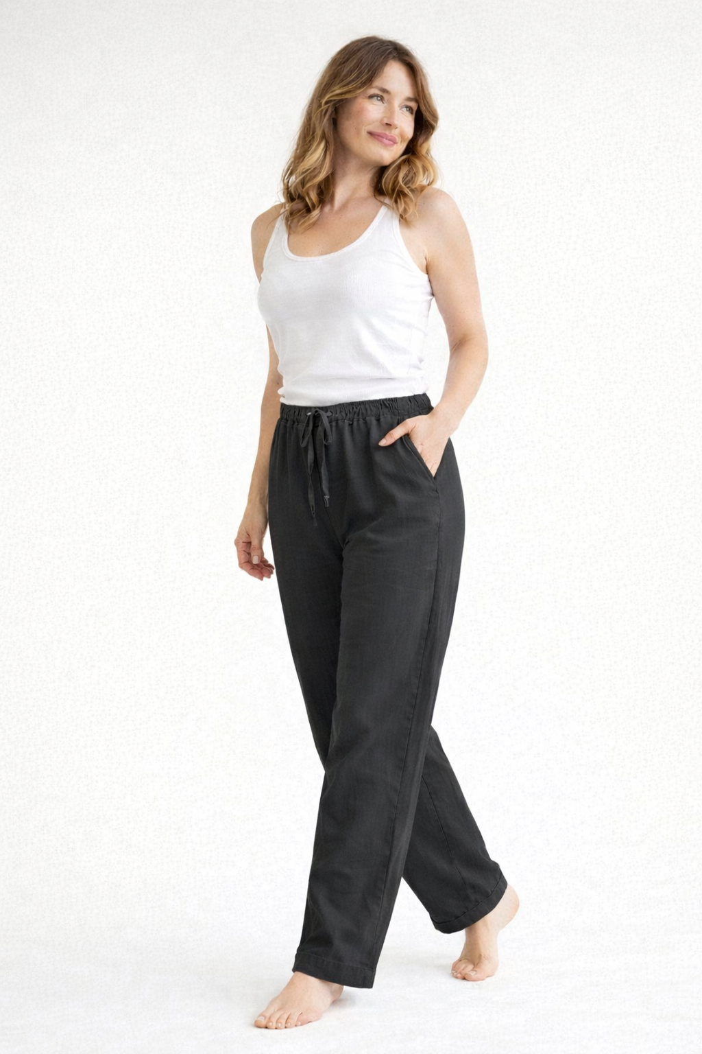 Scarlet | Women's Casual Drawstring Pants with Relaxed Fit