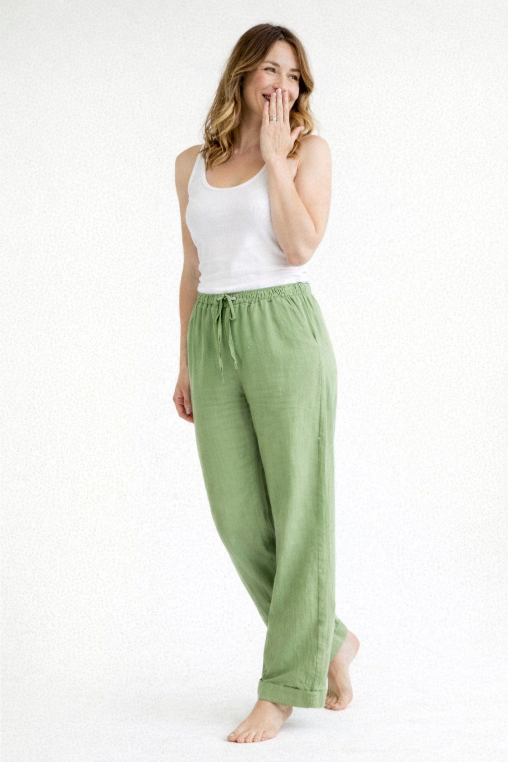 Scarlet | Women's Casual Drawstring Pants with Relaxed Fit