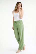 Scarlet | Women's Casual Drawstring Pants with Relaxed Fit