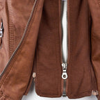 Scarlet | Women's Fitted Hooded Faux Leather Jacket
