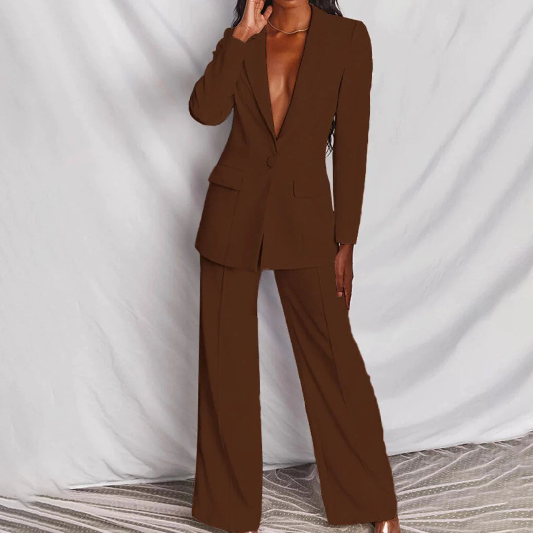 Harper - Elegant Blazer And Pants Set