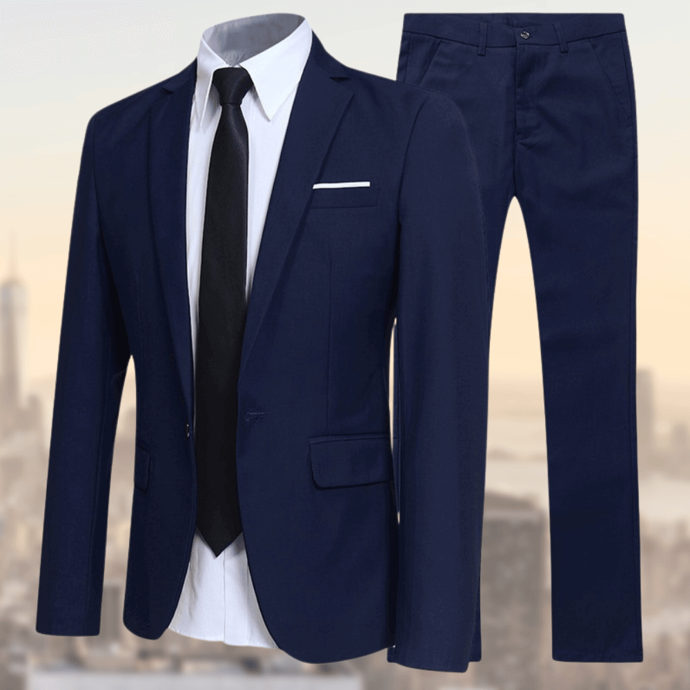 Jackson | Men's Two-Piece Business Suit with Blazer and Trousers