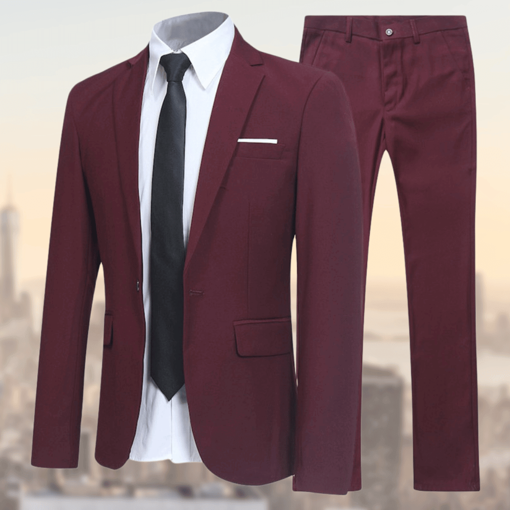 Jackson | Men's Two-Piece Business Suit with Blazer and Trousers