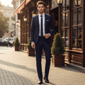 Jackson | Men's Two-Piece Business Suit with Blazer and Trousers