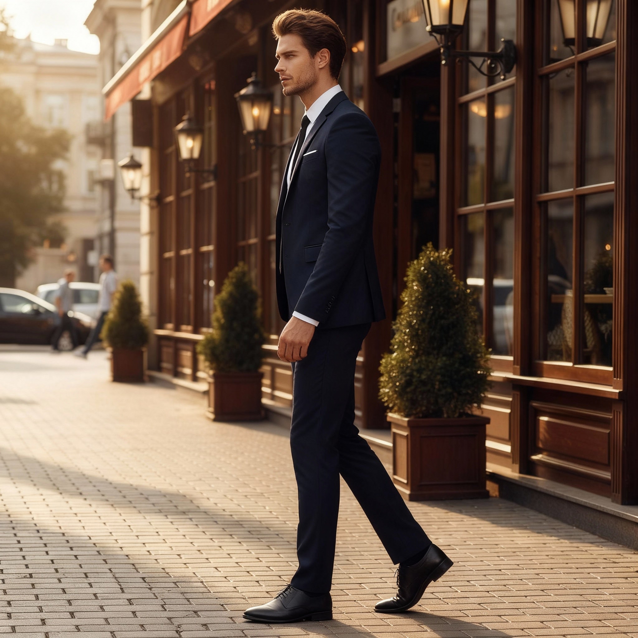 Jackson | Men's Two-Piece Business Suit with Blazer and Trousers
