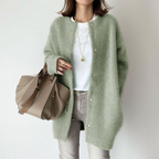 Scarlet | Women's Casual Knitted Cardigan with Button-Up Front