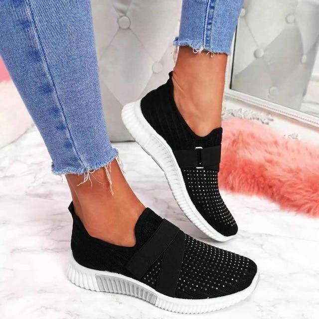 Scarlet | Comfortable Women's Slip-On Sneakers with Supportive Sole