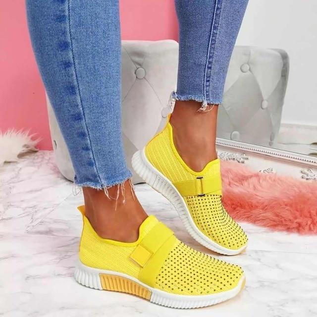 Scarlet | Comfortable Women's Slip-On Sneakers with Supportive Sole