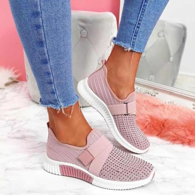 Scarlet | Comfortable Women's Slip-On Sneakers with Supportive Sole