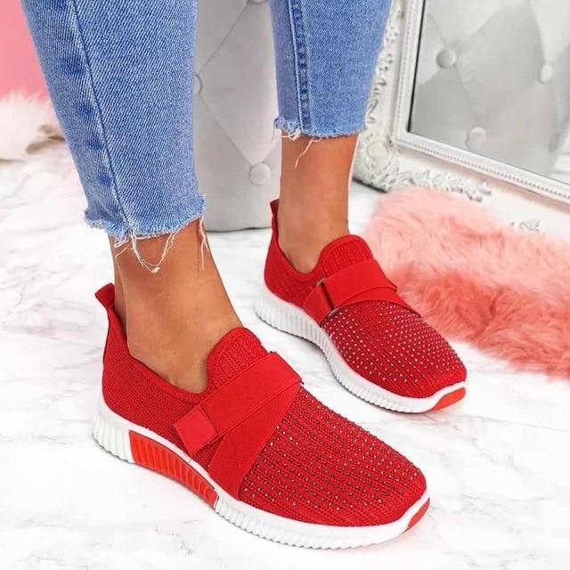 Scarlet | Comfortable Women's Slip-On Sneakers with Supportive Sole