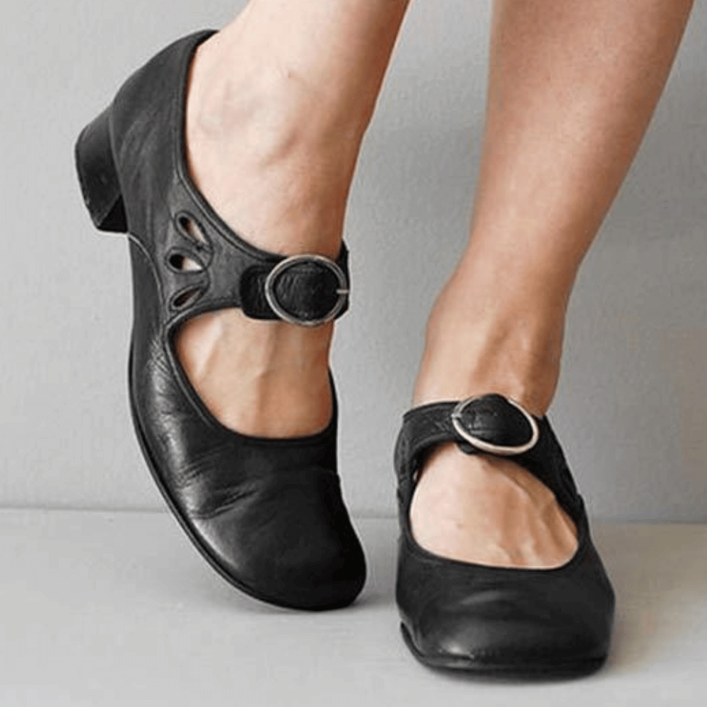 Scarlet | Women's Comfortable Mary Jane Sandal with Buckle Strap