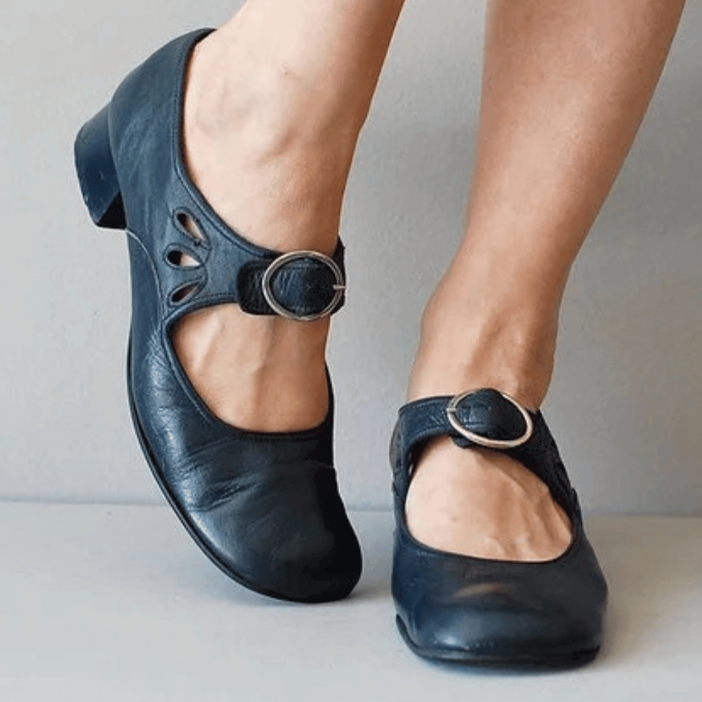 Scarlet | Women's Comfortable Mary Jane Sandal with Buckle Strap