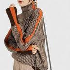 Savannah | Sophisticated knit sweater with contrast trim