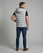 Benjamin | Hooded Puffer Vest with Zip Closure