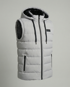 Benjamin | Hooded Puffer Vest with Zip Closure