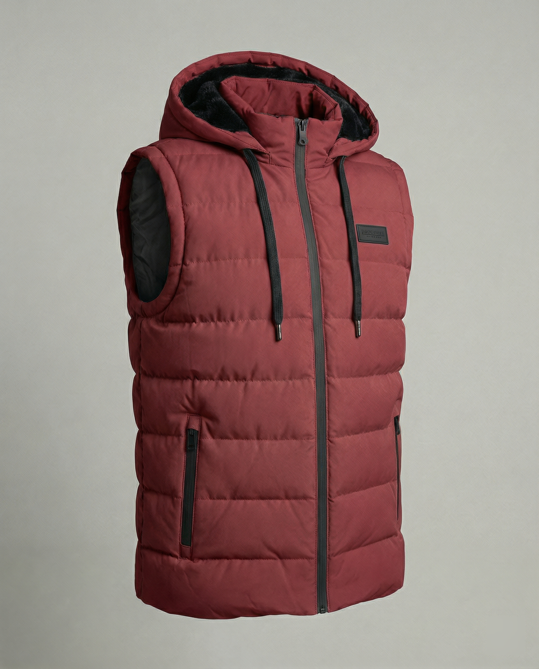 Benjamin | Hooded Puffer Vest with Zip Closure