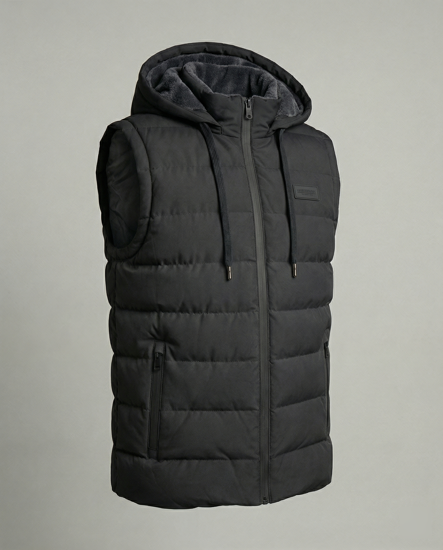 Benjamin | Hooded Puffer Vest with Zip Closure