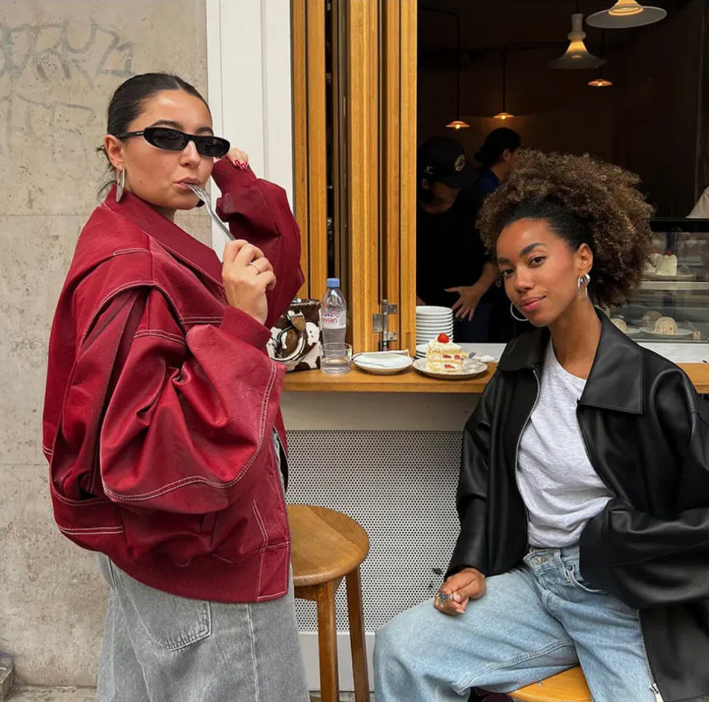 Scarlet | Women's Oversized Jacket with Zip Closure