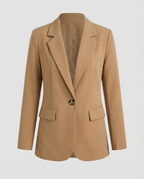Scarlet | Women's Tailored Classic Fit Blazer with Long Sleeves
