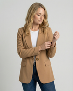 Scarlet | Women's Tailored Classic Fit Blazer with Long Sleeves