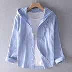 Scarlet | Women's Casual Hooded Blouse with Long Sleeves