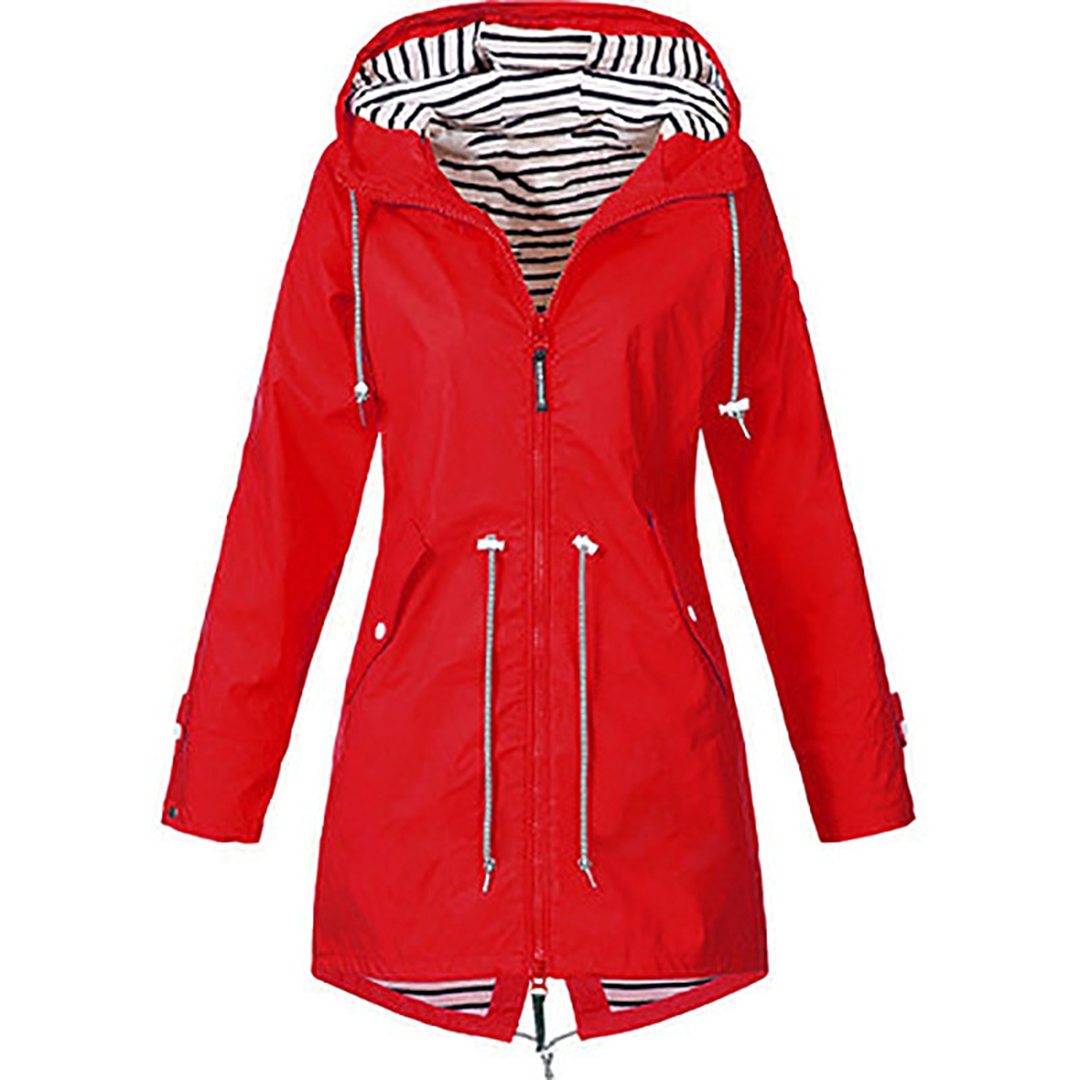 Scarlet | Casual Women's Hooded Waterproof Jacket for Everyday Wear