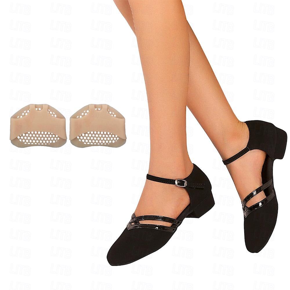 Scarlet | Women's Black Dance Shoes with Ankle Strap