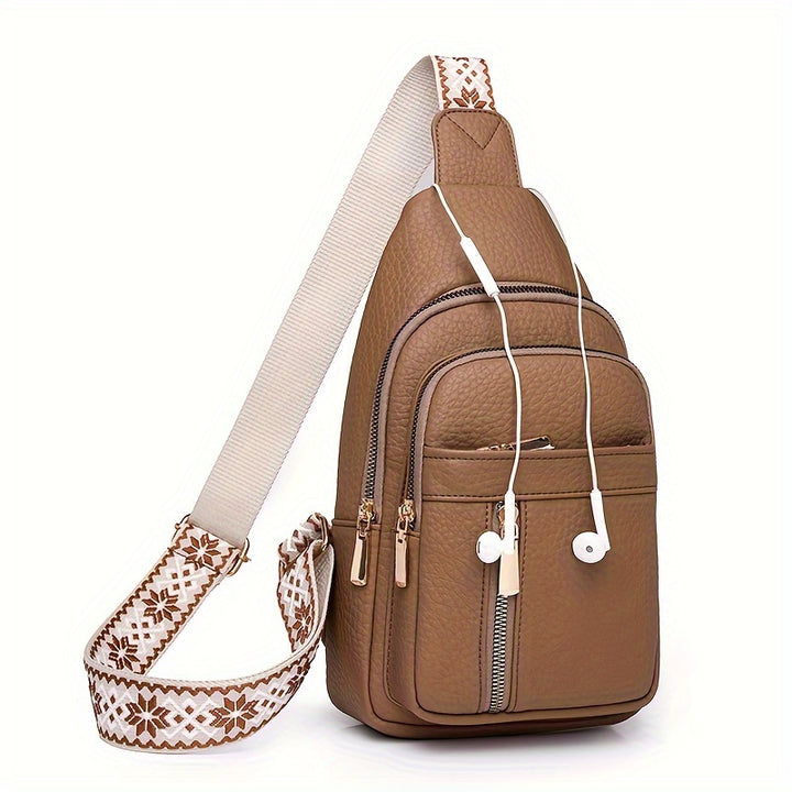 Edith - Stylish Sling Backpack with Bohemian Strap